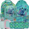 ZESTAW 5w1 STITCH PLECAK SZKOLNY DO 1 KLASY DLA DZIEWCZYNEK LILO i STICH